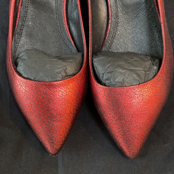 Maje Escarpin red kitten heels nwt - Picture 5 of 6